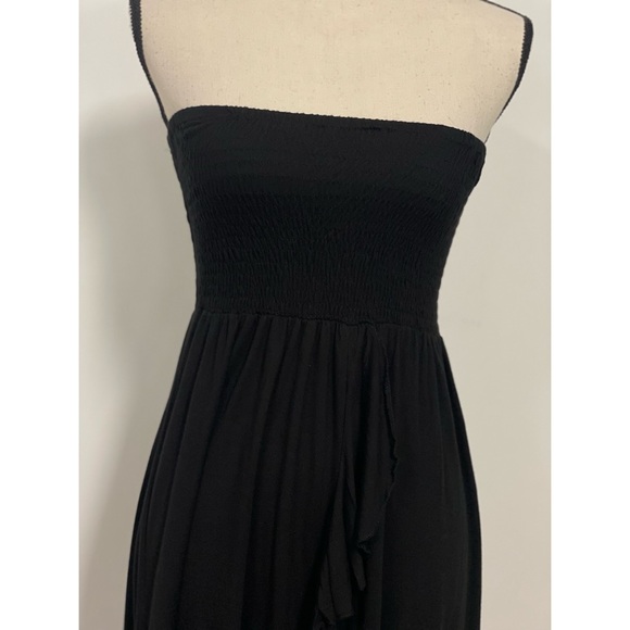Raviya Tube Top Smocked Tube Top Dress Black Size S - Picture 2 of 5